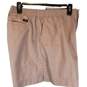 Dockers Elastic Waist Utility Shorts 4 in Inseam Dusty Rose Pockets Size Large